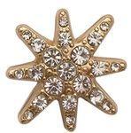 Dekorative Kristallstern Brosche Karnz