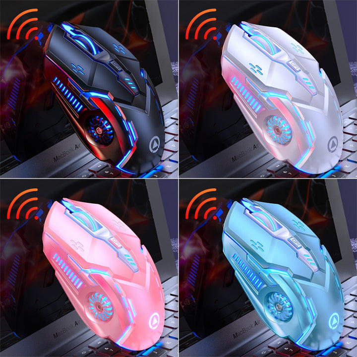 Drahtlose Gaming-Maus mit RGB-Beleuchtung Karnz