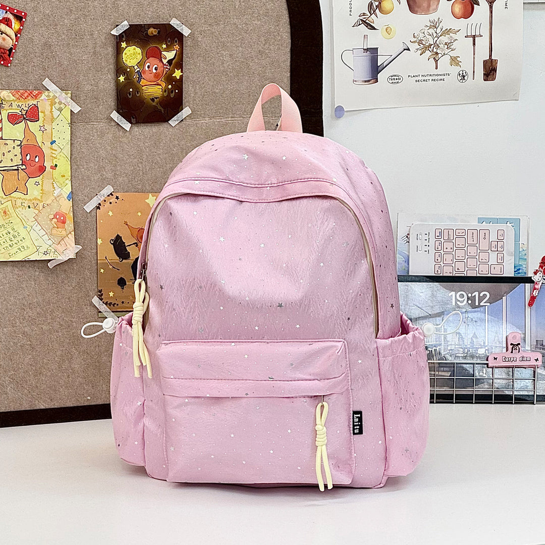 Stylische Multi-Taschen Freizeit-Rucksack mit niedlichen Akzenten Karnz
