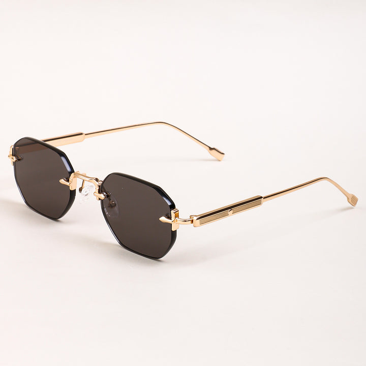 Damen Sonnenbrille mit elegantem achteckigen Rahmen und komfortablen Nasenpads Karnz