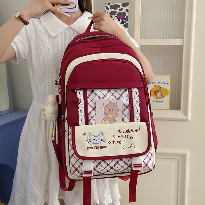 Stylische Grafische Rucksack Karnz
