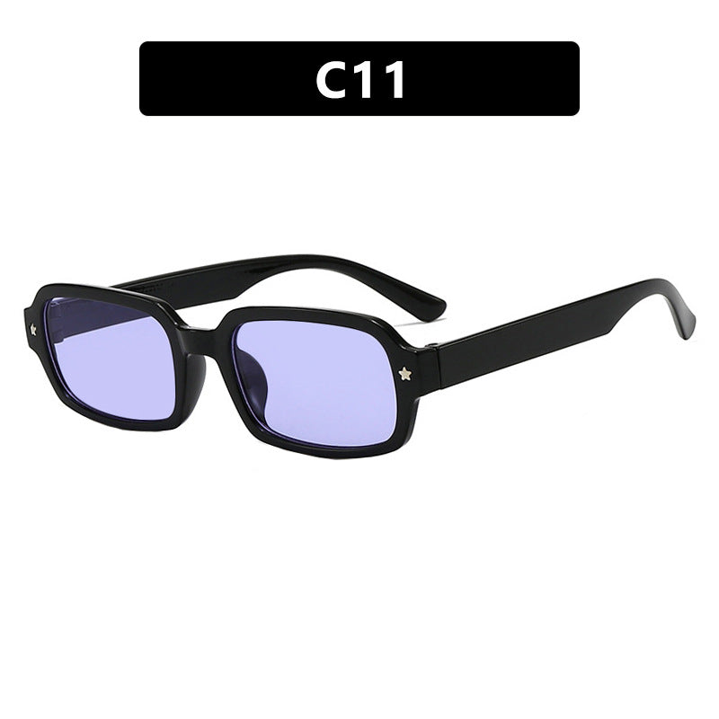 Damen modische Rechtecksonnenbrille mit herausragendem Design und schützendem UV-Filter Karnz