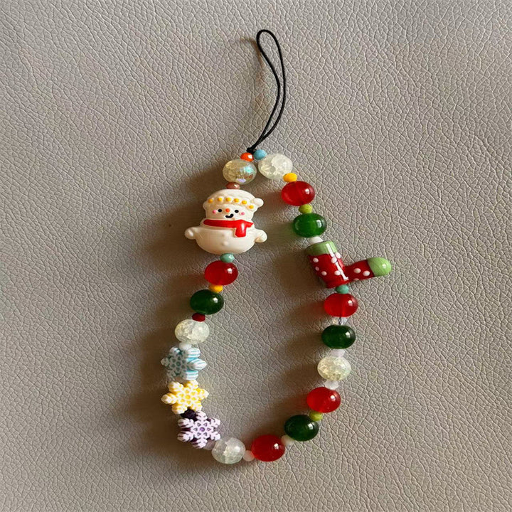 Festlicher Charme Perlen Handy-Lanyard Karnz