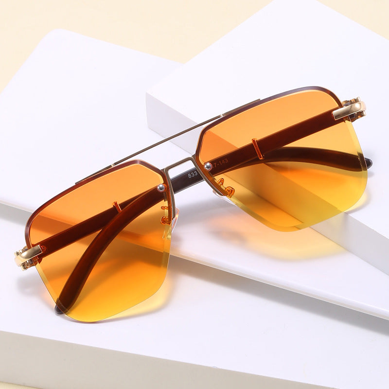 Damen Stilvolle Sonnenbrille im eleganten Metallrahmen Karnz
