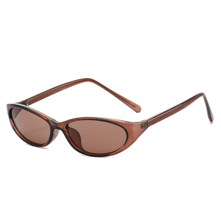 Cat-Eye-Fashion-Sonnenbrille mit dekorativen Akzenten Karnz