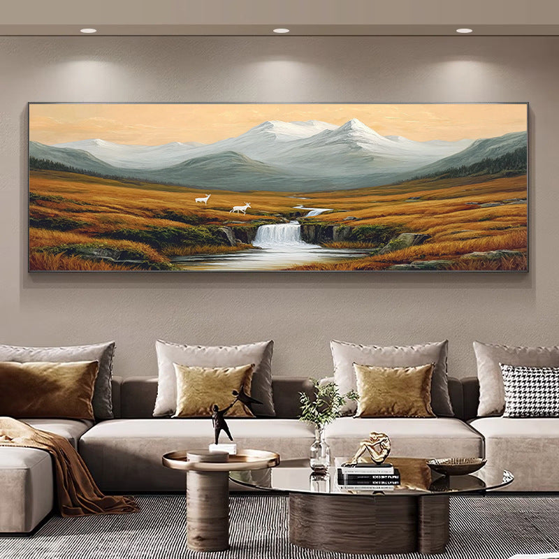 Berglandschaft Leinwand Kunstwerk