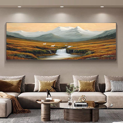 Berglandschaft Leinwand Kunstwerk