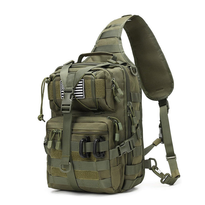 Taktischer Sling-Rucksack mit Mehreren Fächern und Verstellbarem Tragegurt Karnz