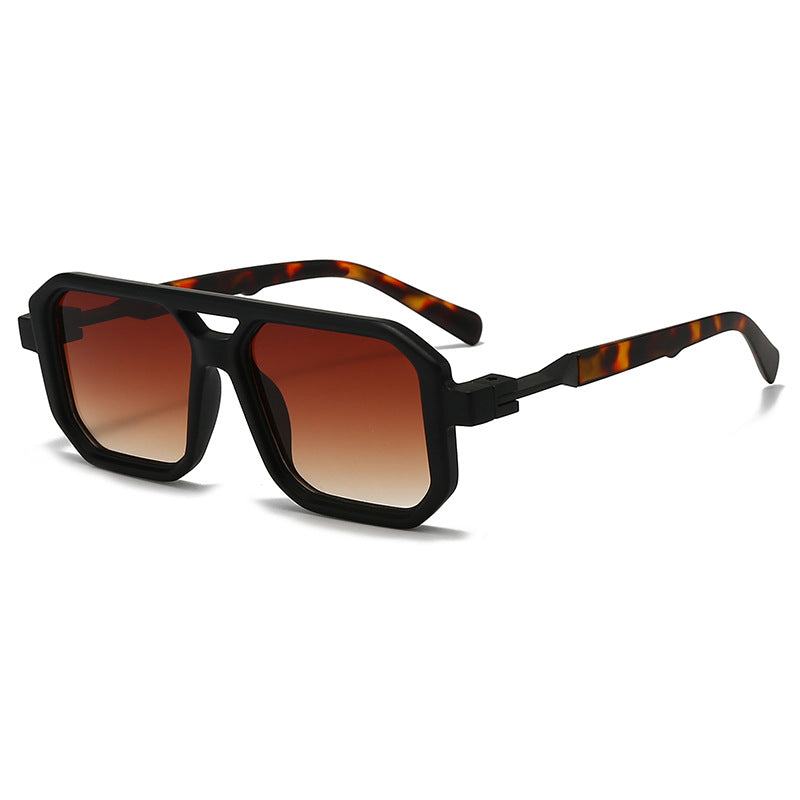 Damen stilvolle oversized Sonnenbrille mit geometrischem Rahmen Karnz