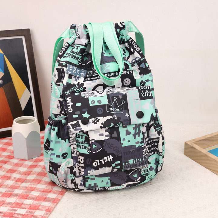 Funky Grafikdruck Rucksack