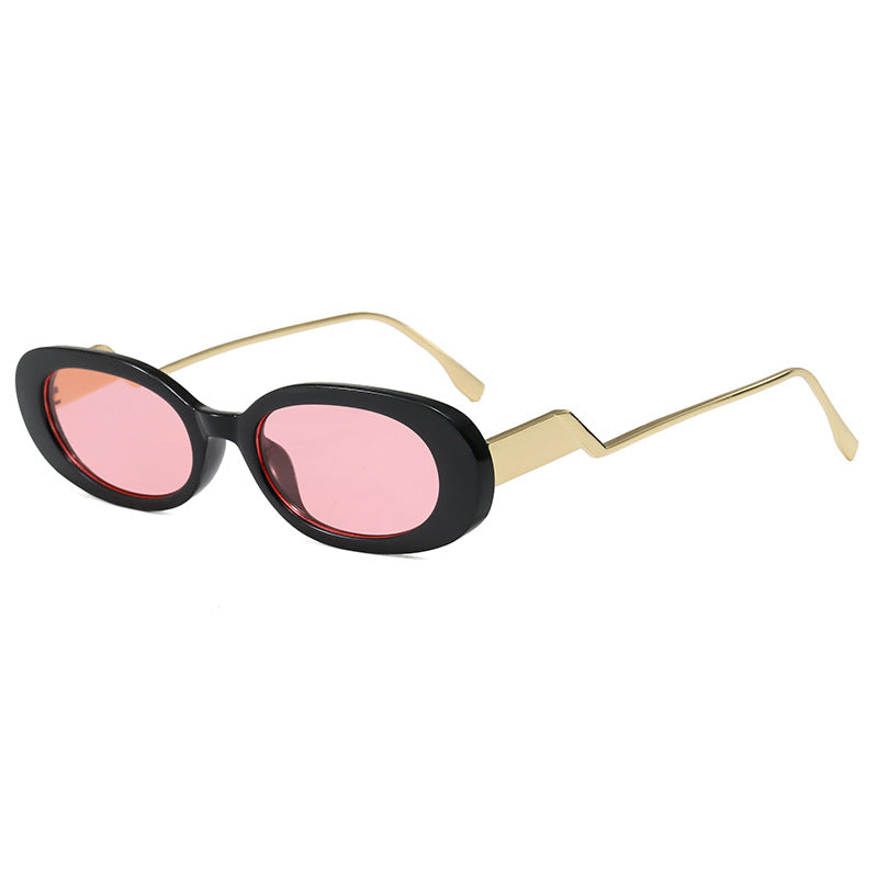 Damen retro-inspirierte Sonnenbrille mit zeitgemäßem Design und markantem Rahmen Karnz