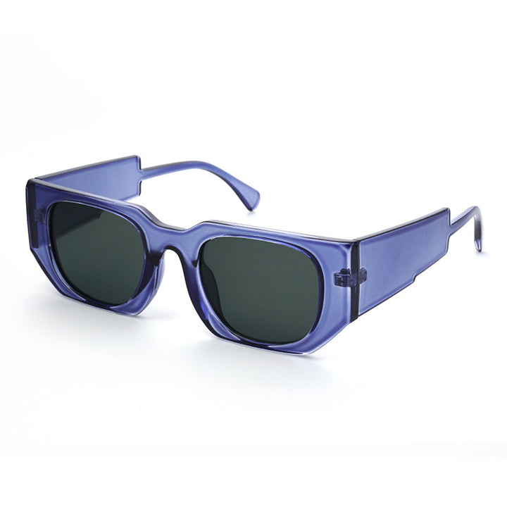 Damen Modische Sonnenbrille mit kantigem Rahmen und UV-Schutz Karnz