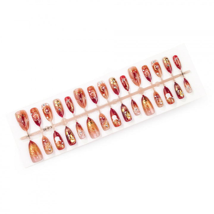 Elegante Künstlerische Drucknagelkollektion