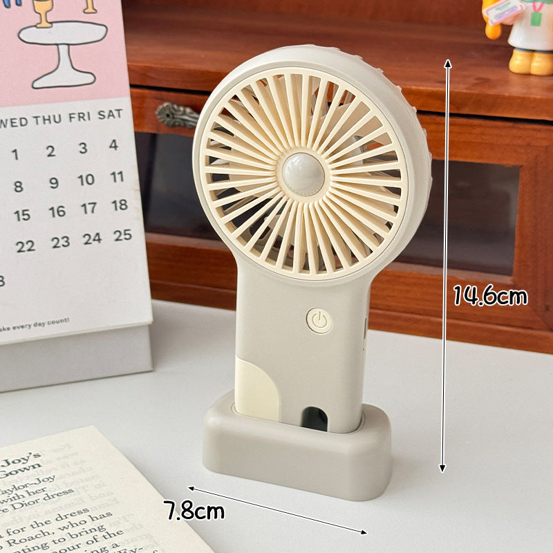 Damen Tragbarer Handventilator mit innovativer Windtechnologie und USB-Anschluss Karnz