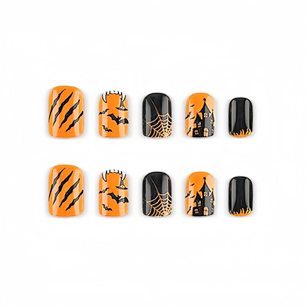 Kreatives Halloween Kunstnagel-Set Karnz