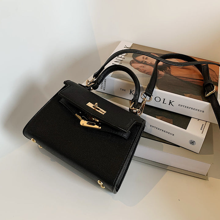 Strukturierte Kunstleder-Handtasche Karnz
