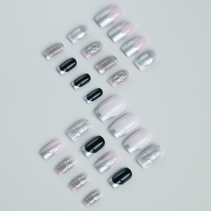 Künstlerisches Nageldesign mit einzigartigen Mustern