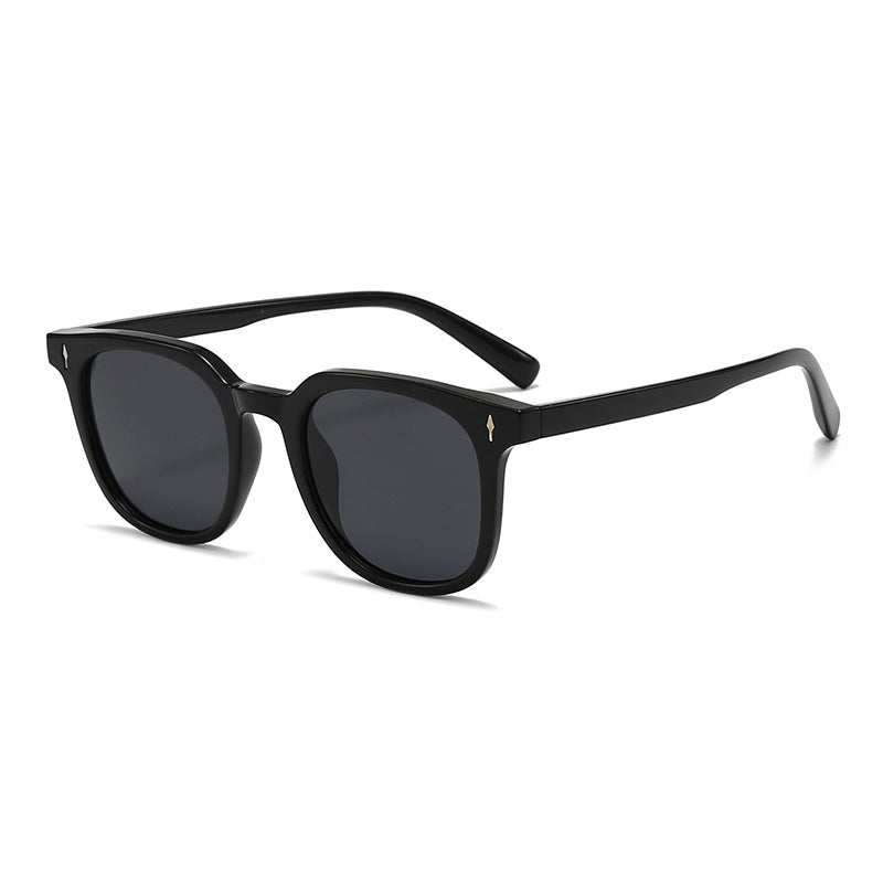 Damen stilvolle und modische Sonnenbrille mit rundem Rahmen Karnz