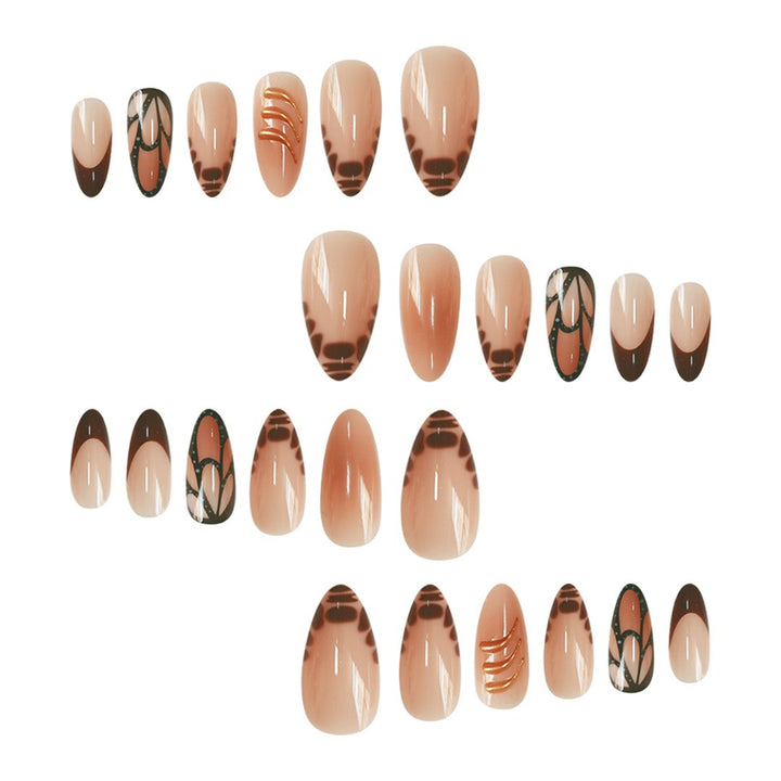 Chic Dekorative Druck-Ne Nail Art Karnz