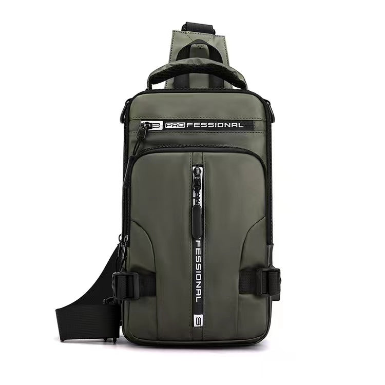 Kompakte Multi-Taschen Sling-Rucksack Karnz