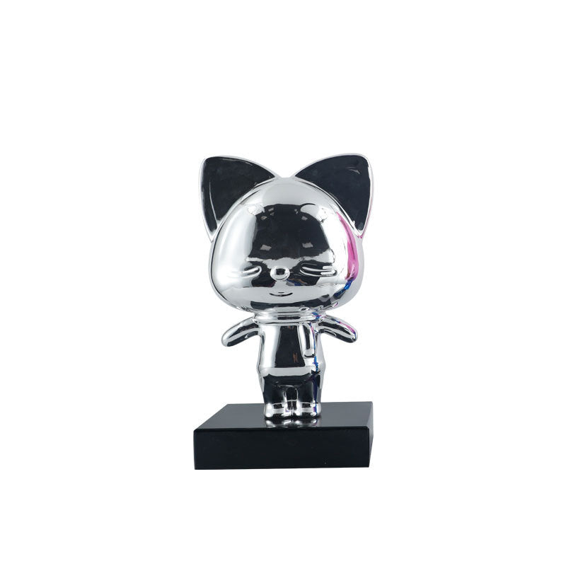 Verspielte Katzenfigur
