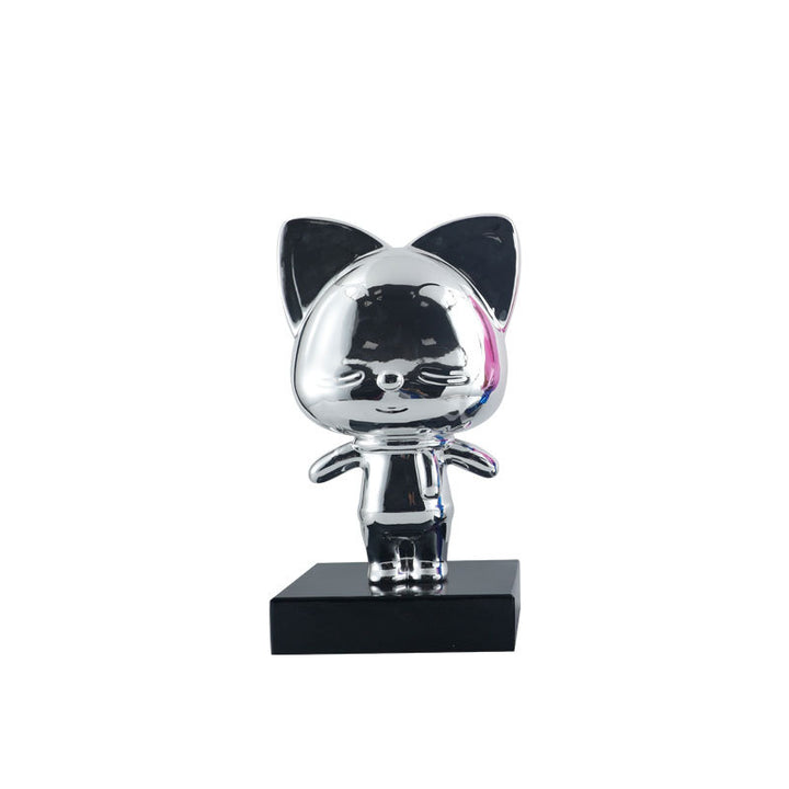 Verspielte Katzenfigur