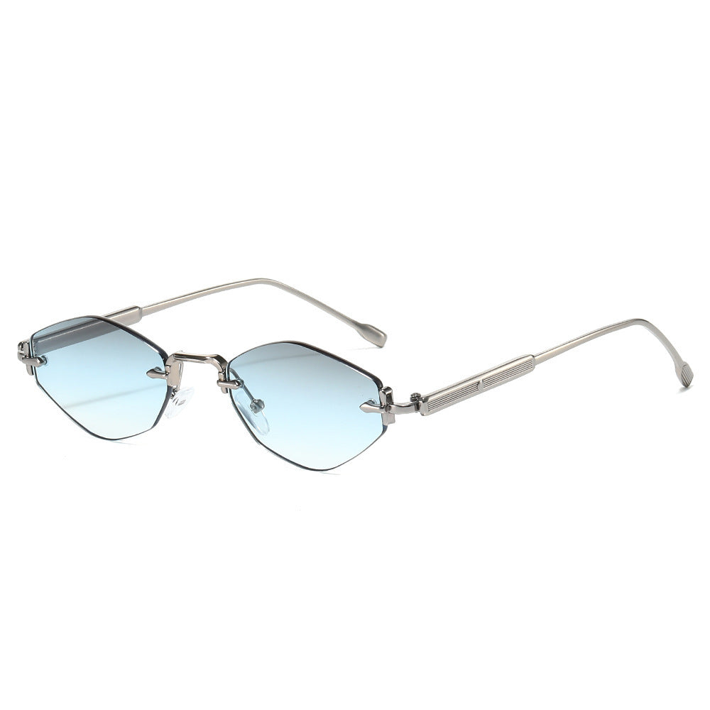 Chic Winkel Katzenaugen-Sonnenbrille Karnz