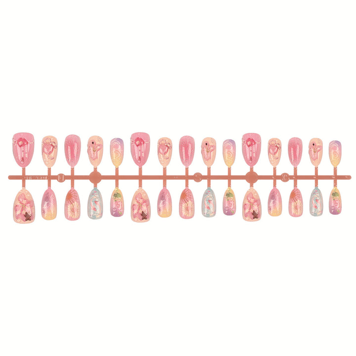 Artisanale Druck-Nagelspitzen Set