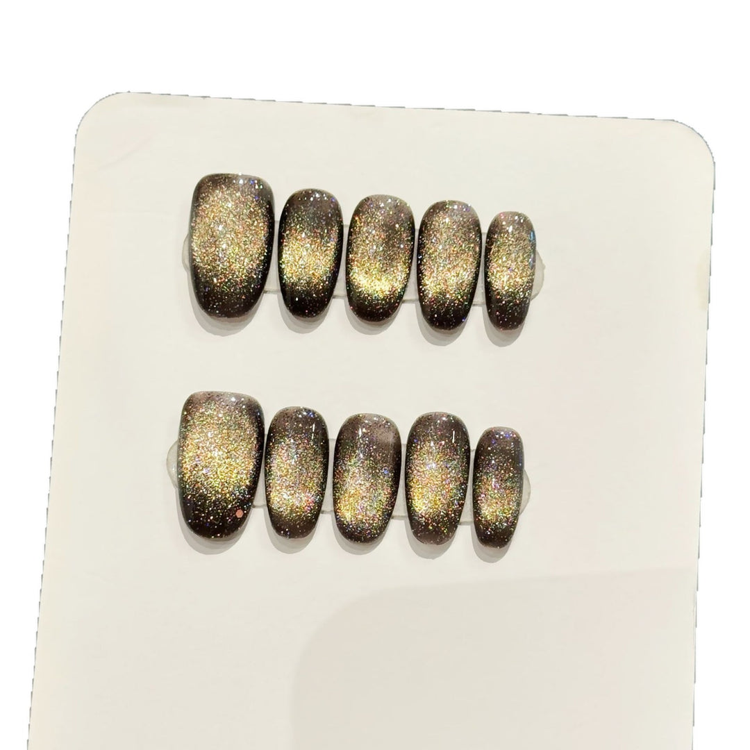 Glitzerndes Press-On-Nagelset