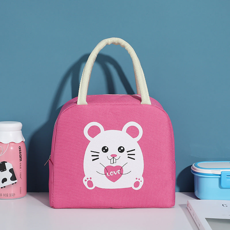 Verspielte isolierte Lunch-Tasche Karnz