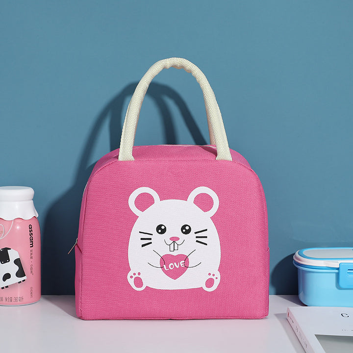 Verspielte isolierte Lunch-Tasche Karnz