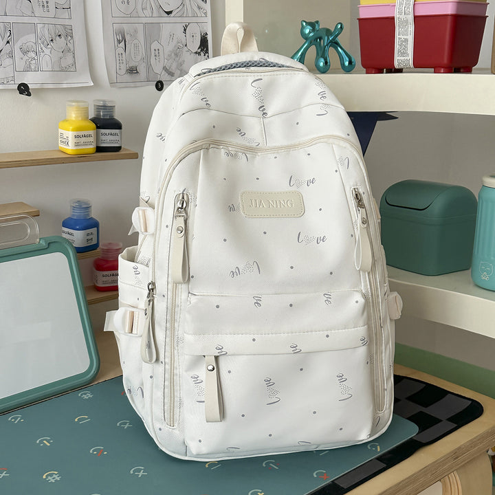 Stylische Love-Beschmückte Rucksack Karnz