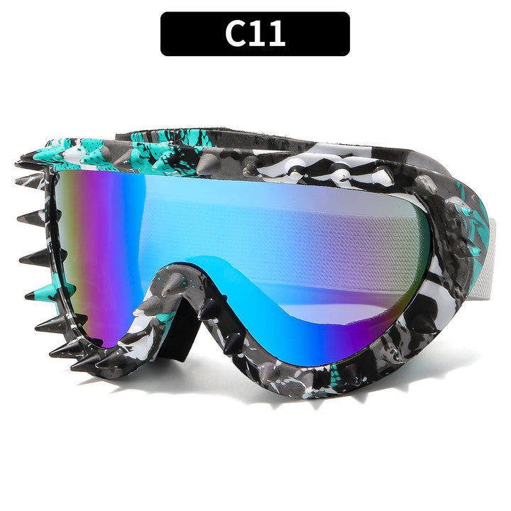 Stylische genadelte Schutzbrille