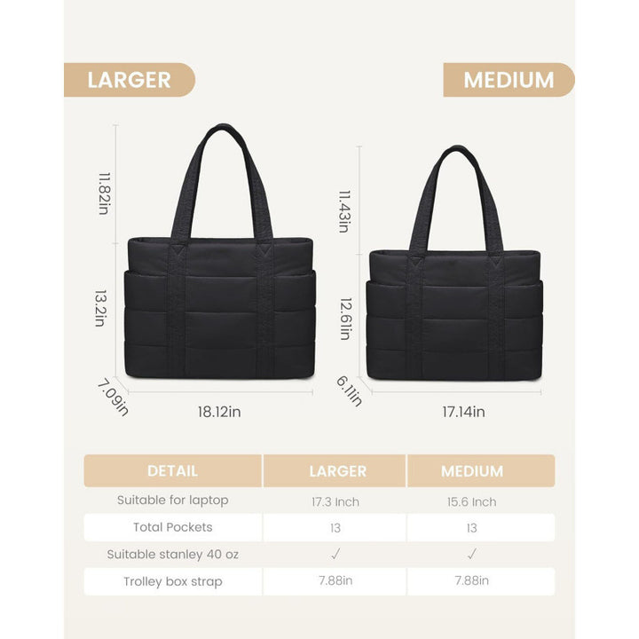 Gepolsterte Alltags-Handtasche mit Praktischen Außentaschen Karnz