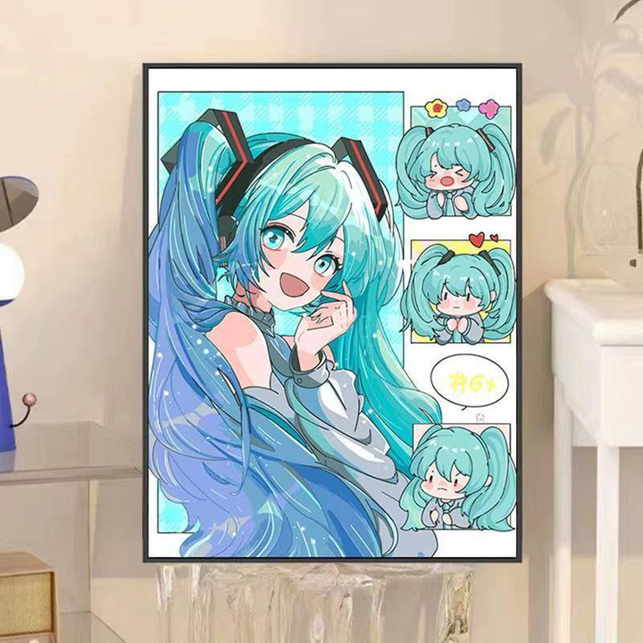 Anime-inspirierte dekorative Wandkunst Karnz