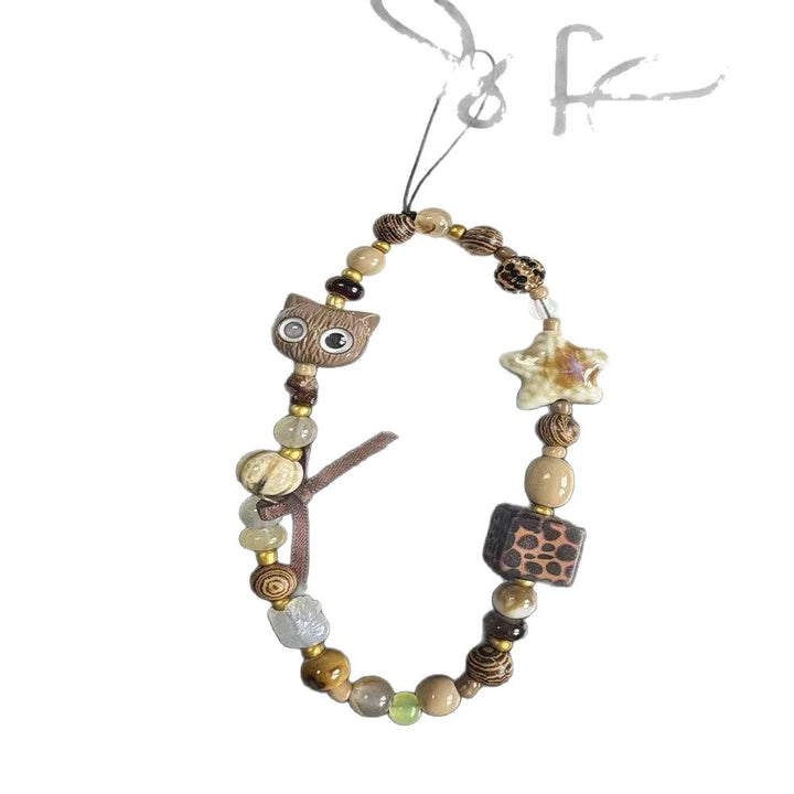Handgefertigtes Perlen Charm Armband Karnz