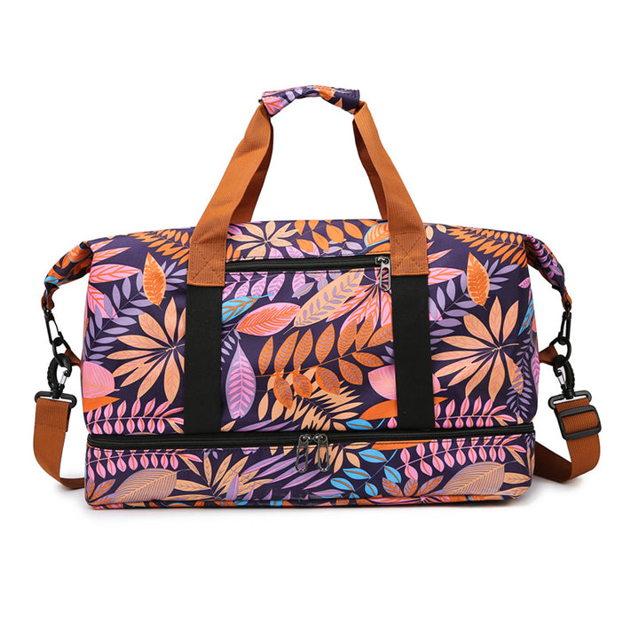 Blumige Reis-Dufflebag