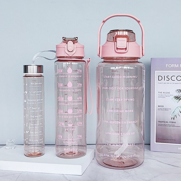 Damen Wasserflasche mit Motivationsdruck Karnz