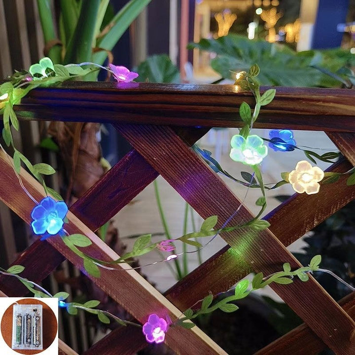 Florale Feen-Lichterketten