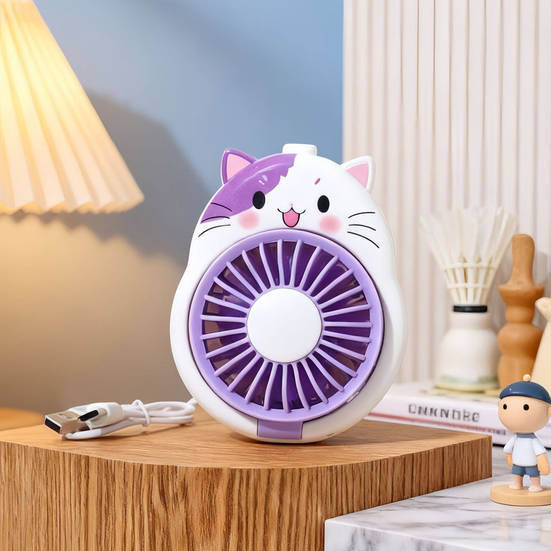 Damen Tragbarer Handventilator im niedlichen Entenmotiv Karnz