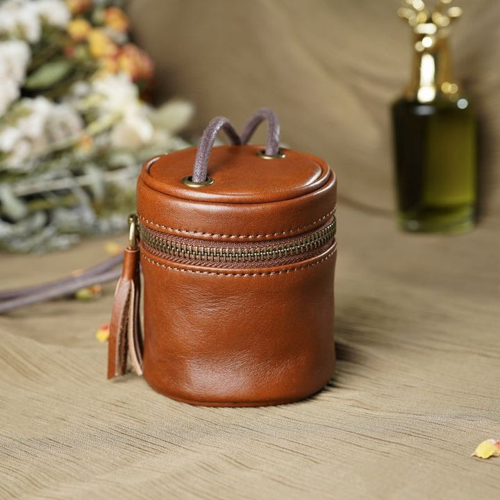 Stylischer Leder Kosmetik Organizer Karnz