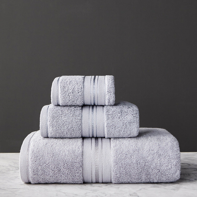 Premium ägyptisches Baumwoll-Bade- und Handtuchset Dick Ultra-absorbierend Plüsch