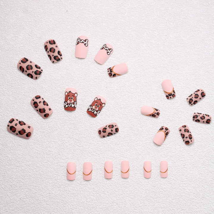 Kreative Cartoon Nagelkunst Press-Ons Karnz