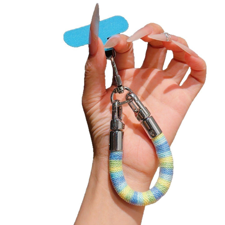 Bunter Texturierter Schlüsselanhänger Halter Karnz
