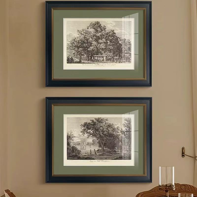Vintage Landschaft Wandkunst