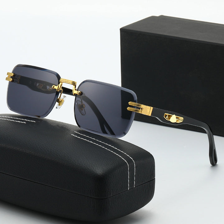 Damen stilvolle quadratische Korrektionsbrille Karnz