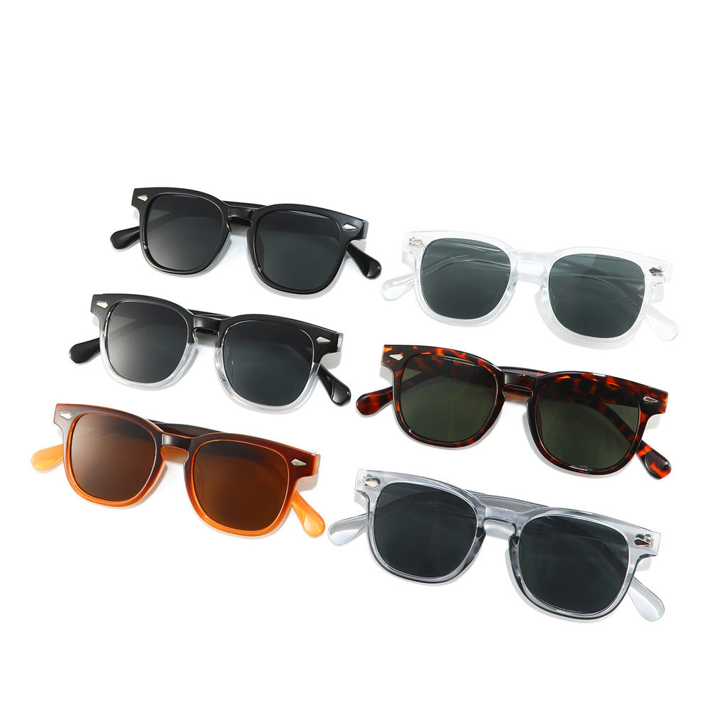 Klassische retro-inspirierte quadratische Sonnenbrille Karnz