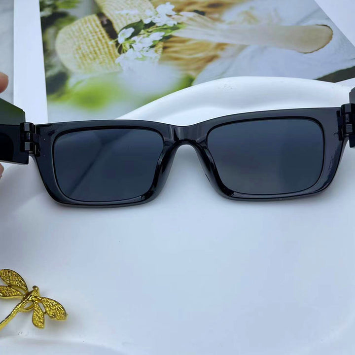 Stylische Übergroße Schild Sonnenbrille Karnz