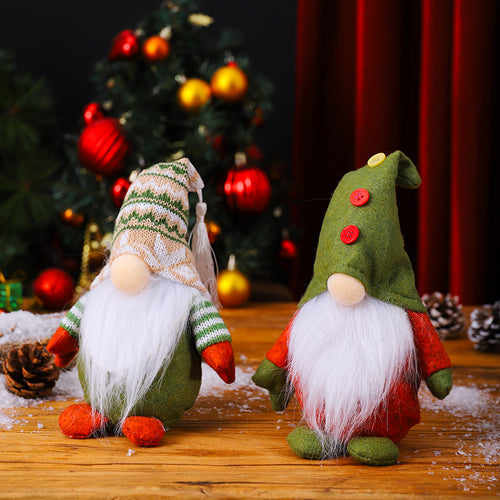 Dekorative Weihnachtsgnom Figur Karnz