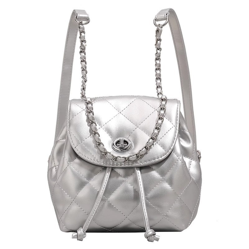 Stylische gestepfte Mini-Rucksack Karnz